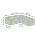  Winza | Loungesethoes Premium Trapeze 275/100 x 275/100 x 70 cm 759620-01